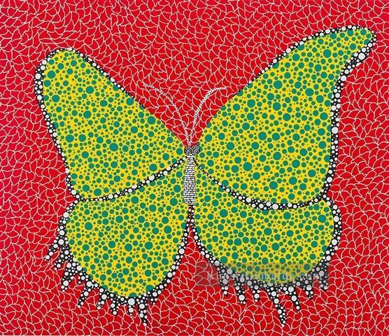 Schmetterling 1988 Yayoi Kusama Pop Art Minimalismus Feministin Ölgemälde